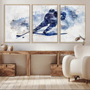 Hockey Player Wall Art Canvas Print - Sports-Inspired
