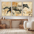Chines Style Running Horse Western Wall Art | Farmhouse Wall