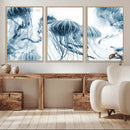 Abstract Jellyfish Canvas Print Wall Art