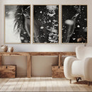 Winter Horse Snow Wall Art Canvas Print