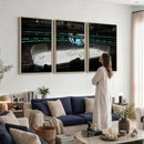 American Airlines Center Dallas Stars Wall Art Canvas Print
