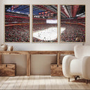 Barton Malow Little Caesars Arena Detroit Wall Art Canvas