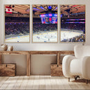 Madison New York Rangers Hockey Stadium Wall Art Canvas