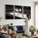 Rogers Place Edmonton Oilers Ice Hockey Stadium Wall Art,