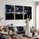 Rogers Arena Vancouver Canucks Ice Hockey Stadium Wall Art,