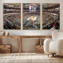 United Center Chicago Bulls Stadium Wall Art Canvas Print
