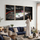 Vaudoise Lausanne Ice Hockey Arena Stadium Wall Art Canvas,