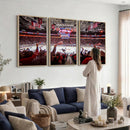 Carolina Hurricanes Ice Hockey Stadium Wall Art, Carolina