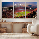 NC State Wolfpack Football Team Print - Raleigh