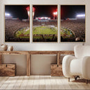 Framed Florida State Seminoles Football Team Print -