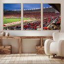 Wisconsin Badgers Football Team Print - Madison Camp Randall by MyGreatCanvas | Canvas Wall Art Prints | Photo Prints & Wall Decor