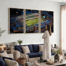 University of North Texas Mean Green Football Artwork,