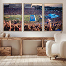 University of Kansas Jayhawks Football Team Art Print - by MyGreatCanvas | Canvas Wall Art Prints | Photo Prints & Wall Decor