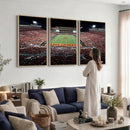 Oklahoma State Cowboys Canvas Print, Football Team Print -