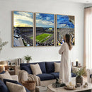 Framed USF Bulls Football Team Print - Tampa Raymond James