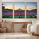 NC State Wolfpack Football Team Print Wall Art - Raleigh