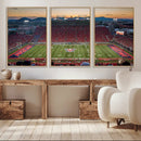 Arizona Wildcats Football Team Print - Tucson Arizona by MyGreatCanvas | Canvas Wall Art Prints | Photo Prints & Wall Decor