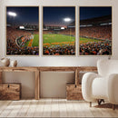 Clemson University Tigers Art Print, Football Team Print -