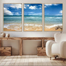 Sea View From the Beach Canvas Print