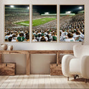 Michigan State Spartans Football Canvas Print - East Lansing