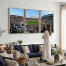 Michigan State Spartans Football Team Art Print - East