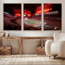Ohio State University Buckeyes Football Team Print - by MyGreatCanvas | Canvas Wall Art Prints | Photo Prints & Wall Decor