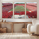 Rutgers Scarlet Knights Football Team Print - Piscataway SHI by MyGreatCanvas | Canvas Wall Art Prints | Photo Prints & Wall Decor