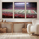 Rutgers University Scarlet Knights Football Team Print - by MyGreatCanvas | Canvas Wall Art Prints | Photo Prints & Wall Decor