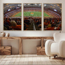 Syracuse University Orange Football Canvas Print, Football