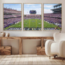 TCU Horned Frogs Football Team Print - Fort Worth Amon G.