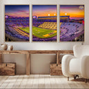 The Louisiana State University Tigers Football Team Print - by MyGreatCanvas | Canvas Wall Art Prints | Photo Prints & Wall Decor
