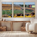 Puskar Stadium Canvas Print Wall Art - Morgantown Print -