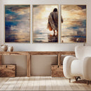 Jesus Walking on Water Wall Art | Ready to Hang Spiritual