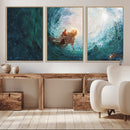 Powerful Jesus Canvas Print - Hand of Salvation,