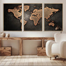 World Map Canvas Print – Framed Travel Map Wall Art for by MyGreatCanvas | Canvas Wall Art Prints | Photo Prints & Wall Decor