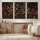 Large Floral Painting Print Illustration Flowers Canvas Wall by MyGreatCanvas | Canvas Wall Art Prints | Photo Prints & Wall Decor