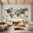 Framed Vintage World Map Wall Art – Abstract Map Canvas by MyGreatCanvas | Canvas Wall Art Prints | Photo Prints & Wall Decor