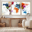 World Map Canvas Print – Framed Travel Map Wall Art for by MyGreatCanvas | Canvas Wall Art Prints | Photo Prints & Wall Decor