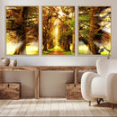 Sunshine in Forest and Trees Wall Art Canvas Print by MyGreatCanvas | Canvas Wall Art Prints | Photo Prints & Wall Decor