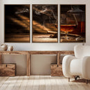 Whiskey and Cigar Wall Art Canvas Print by MyGreatCanvas | Canvas Wall Art Prints | Photo Prints & Wall Decor