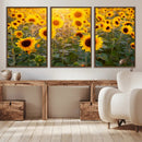 Sunflower Sunshine Wall Art Canvas Print by MyGreatCanvas | Canvas Wall Art Prints | Photo Prints & Wall Decor