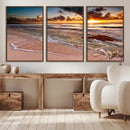 Sunset on Ocean Wall Art Canvas Print by MyGreatCanvas | Canvas Wall Art Prints | Photo Prints & Wall Decor