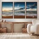 Ocean Beach Wall Art Canvas Print Sunset Artwork Print by MyGreatCanvas | Canvas Wall Art Prints | Photo Prints & Wall Decor