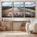 Recovery Road Wall Art Canvas Print