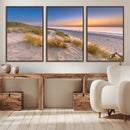 Sunrise On The Beach Wall Art Canvas Print