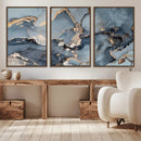 Multipanel Marble Fluid Effect Wall Art Abstract Canvas Wall by MyGreatCanvas | Canvas Wall Art Prints | Photo Prints & Wall Decor