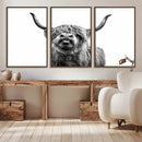 Fanny Scottish Highland Cow Cattle Art Print Farmhouse Wall