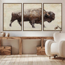 Buffalo Wall Art, Western Bison Canvas Print, Rustic Buffalo by MyGreatCanvas | Canvas Wall Art Prints | Photo Prints & Wall Decor