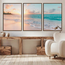 Beach Sunrise Wall Art, Coastal Seascape Canvas Print, Ocean by MyGreatCanvas | Canvas Wall Art Prints | Photo Prints & Wall Decor