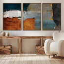 Modern Abstract Canvas Art Canvas Print - Framed and Ready